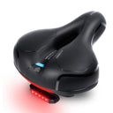 Waterproof Memory Foam Bike Seat with LED Taillight Comfort