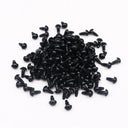 The Ultimate Black Plastic Safety Eyes Set for DIY Toy Making and Doll Decor  ourlum.com 8mm 50pcs 