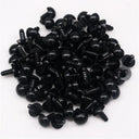 The Ultimate Black Plastic Safety Eyes Set for DIY Toy Making and Doll Decor  ourlum.com 12mm 50pcs 