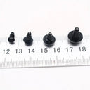 The Ultimate Black Plastic Safety Eyes Set for DIY Toy Making and Doll Decor  ourlum.com   