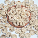 Wooden Love Letter Buttons Set for DIY Sewing and Scrapbooking  ourlum.com   