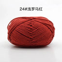 Luxurious 4ply Milk Cotton Yarn Set for Knitting and Crochet - 50g - 78 Vibrant Colors  ourlum.com 24  