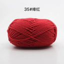 Luxurious 4ply Milk Cotton Yarn Set for Knitting and Crochet - 50g - 78 Vibrant Colors  ourlum.com 35  