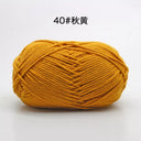 Luxurious 4ply Milk Cotton Yarn Set for Knitting and Crochet - 50g - 78 Vibrant Colors  ourlum.com 40  