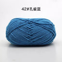 Luxurious 4ply Milk Cotton Yarn Set for Knitting and Crochet - 50g - 78 Vibrant Colors  ourlum.com 42  