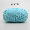 Luxurious 4ply Milk Cotton Yarn Set for Knitting and Crochet - 50g - 78 Vibrant Colors  ourlum.com 47  