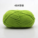 Luxurious 4ply Milk Cotton Yarn Set for Knitting and Crochet - 50g - 78 Vibrant Colors  ourlum.com 48  