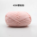 Luxurious 4ply Milk Cotton Yarn Set for Knitting and Crochet - 50g - 78 Vibrant Colors  ourlum.com 49  