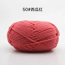 Luxurious 4ply Milk Cotton Yarn Set for Knitting and Crochet - 50g - 78 Vibrant Colors  ourlum.com 50  