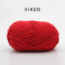 Luxurious 4ply Milk Cotton Yarn Set for Knitting and Crochet - 50g - 78 Vibrant Colors  ourlum.com 51  