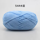 Luxurious 4ply Milk Cotton Yarn Set for Knitting and Crochet - 50g - 78 Vibrant Colors  ourlum.com 54  