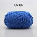 Luxurious 4ply Milk Cotton Yarn Set for Knitting and Crochet - 50g - 78 Vibrant Colors  ourlum.com 55  