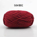 Luxurious 4ply Milk Cotton Yarn Set for Knitting and Crochet - 50g - 78 Vibrant Colors  ourlum.com 58  