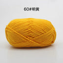 Luxurious 4ply Milk Cotton Yarn Set for Knitting and Crochet - 50g - 78 Vibrant Colors  ourlum.com 60  