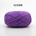 Luxurious 4ply Milk Cotton Yarn Set for Knitting and Crochet - 50g - 78 Vibrant Colors  ourlum.com 62  