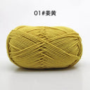 Luxurious 4ply Milk Cotton Yarn Set for Knitting and Crochet - 50g - 78 Vibrant Colors  ourlum.com 01  