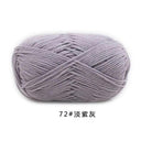 Luxurious 4ply Milk Cotton Yarn Set for Knitting and Crochet - 50g - 78 Vibrant Colors  ourlum.com 72  