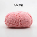 Luxurious 4ply Milk Cotton Yarn Set for Knitting and Crochet - 50g - 78 Vibrant Colors  ourlum.com 02  