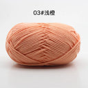 Luxurious 4ply Milk Cotton Yarn Set for Knitting and Crochet - 50g - 78 Vibrant Colors  ourlum.com 03  