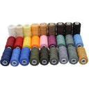 50M Polyester Waxed Thread Set - 36 Vibrant Colors - Ideal for Leather DIY Handicrafts  ourlum.com   