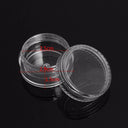 Mini Clear Cosmetic Jar Set - 50 Pieces, 5g Capacity  ourlum.com   