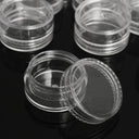 Mini Clear Cosmetic Jar Set - 50 Pieces, 5g Capacity  ourlum.com   