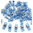 Colorful Sewing Clips Set - 50 Pieces for Crafts, Crocheting, Knitting, and More  ourlum.com blue   50pcs  