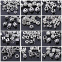 50pcs Tibetan Silver Alloy Spacer Beads Set for Handmade Jewelry Crafts  ourlum.com   