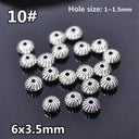 50pcs Tibetan Silver Alloy Spacer Beads Set for Handmade Jewelry Crafts  ourlum.com 10 United State 