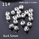 50pcs Tibetan Silver Alloy Spacer Beads Set for Handmade Jewelry Crafts  ourlum.com 11 United State 