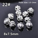 50pcs Tibetan Silver Alloy Spacer Beads Set for Handmade Jewelry Crafts  ourlum.com 22 United State 