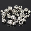 50pcs Tibetan Silver Alloy Spacer Beads Set for Handmade Jewelry Crafts  ourlum.com   