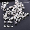 50pcs Tibetan Silver Alloy Spacer Beads Set for Handmade Jewelry Crafts  ourlum.com 32 United State 