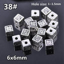 50pcs Tibetan Silver Alloy Spacer Beads Set for Handmade Jewelry Crafts  ourlum.com 38 United State 