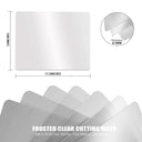 Clear Flexible Plastic Cutting Board Mats Set of 7 17.5 x 12 Inches