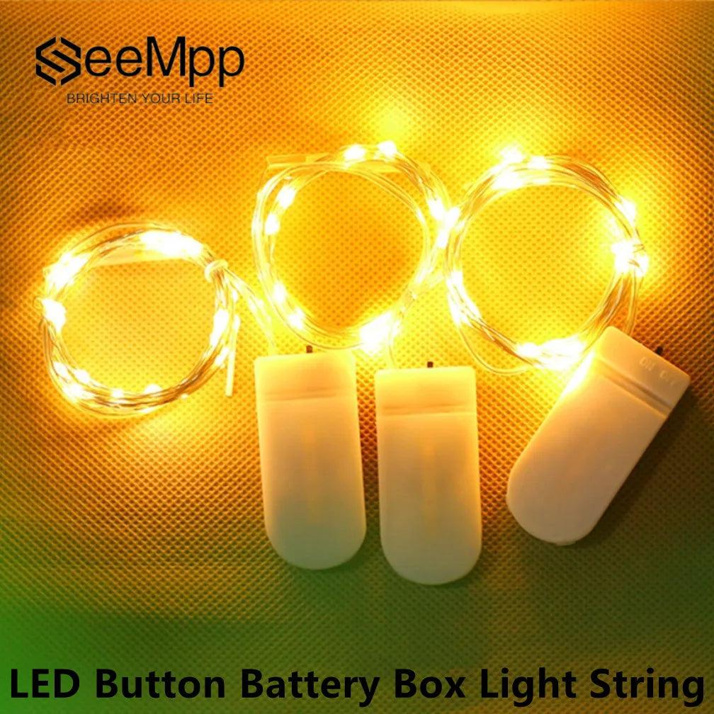 5-Meter Waterproof LED Copper Wire Fairy Lights - Battery Operated String Lights for DIY Wedding, Party, Christmas Decor  ourlum.com   