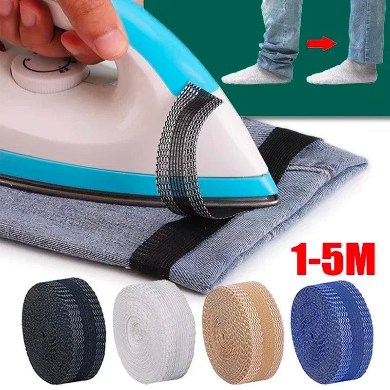 Trouser Leg Shortening Self-Adhesive Sticker Tape Kit  ourlum.com   