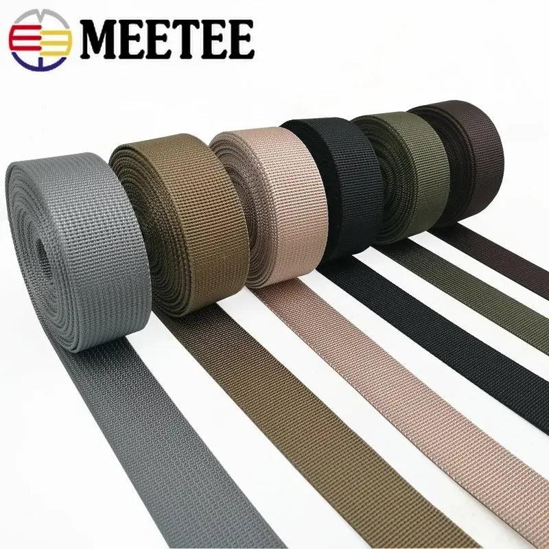 Meetee 5M Nylon Webbing Strap Kit - Sewing Accessories for Bags, Backpacks, Pet Collars, and Garments  ourlum.com   