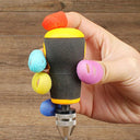 5-Pack Silicone Thimble Set for DIY Crafts and Sewing - Breathable Finger Protectors  ourlum.com   