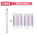 Heat Vanishing Fabric Marker Set - 6/11/21 Piece Pack  ourlum.com 21pcs mix  