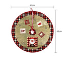 Whimsical 62CM Christmas Tree Skirt with Elk/Santa Prints - Festive Home Decor for Xmas Cheer  ourlum.com Style 6  