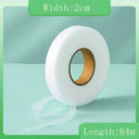 White Double Sided Interlining Adhesive Tape - DIY Sewing Accessory for Fabric Fusion  ourlum.com 2cm White  