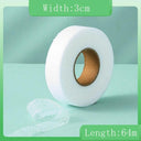 White Double Sided Interlining Adhesive Tape - DIY Sewing Accessory for Fabric Fusion  ourlum.com 3cm White  