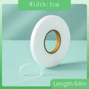 White Double Sided Interlining Adhesive Tape - DIY Sewing Accessory for Fabric Fusion  ourlum.com 1cm White  