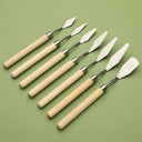 7-Piece High-Quality Stainless Steel Oil Painting Knife Set for Artists  ourlum.com   