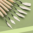 7-Piece High-Quality Stainless Steel Oil Painting Knife Set for Artists  ourlum.com   