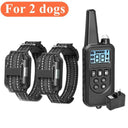 800m Waterproof Dog Training Collar with Remote Control - Advanced Shock & Vibration Modes  ourlum.com For 2 dogs EU Plug United State