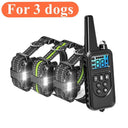 800m Waterproof Dog Training Collar with Remote Control - Advanced Shock & Vibration Modes  ourlum.com For 3 dogs EU Plug United State