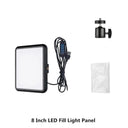 LED Studio Lighting Kit with Adjustable Tripod Stand for Photography and Live Streaming  ourlum.com 8 inch Lamp United State 