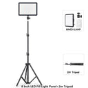 LED Studio Lighting Kit with Adjustable Tripod Stand for Photography and Live Streaming  ourlum.com 8 inch kit D United State 